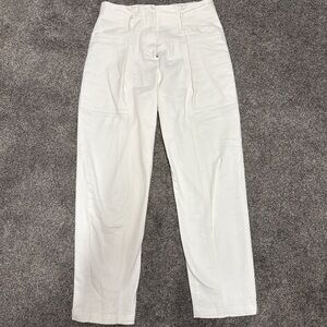 Banana Republic Women's White Trousers